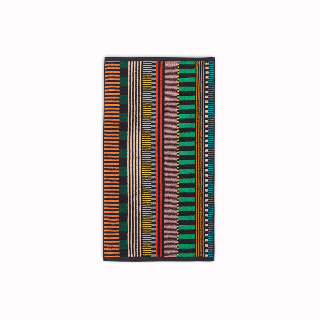 Hand Towel From Donna Wilson.  Multi Stripe.