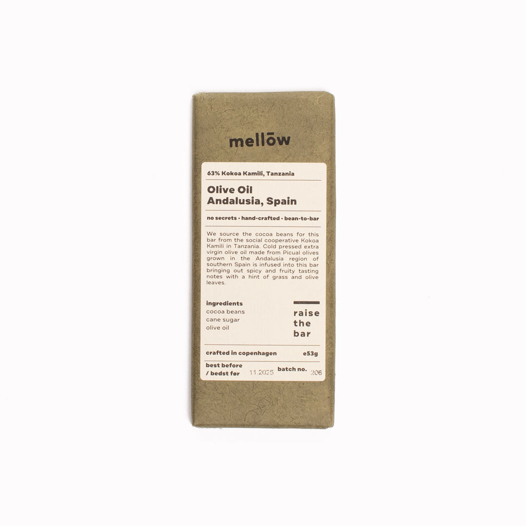 Olive Oil | 63% Dark Chocolate Bar