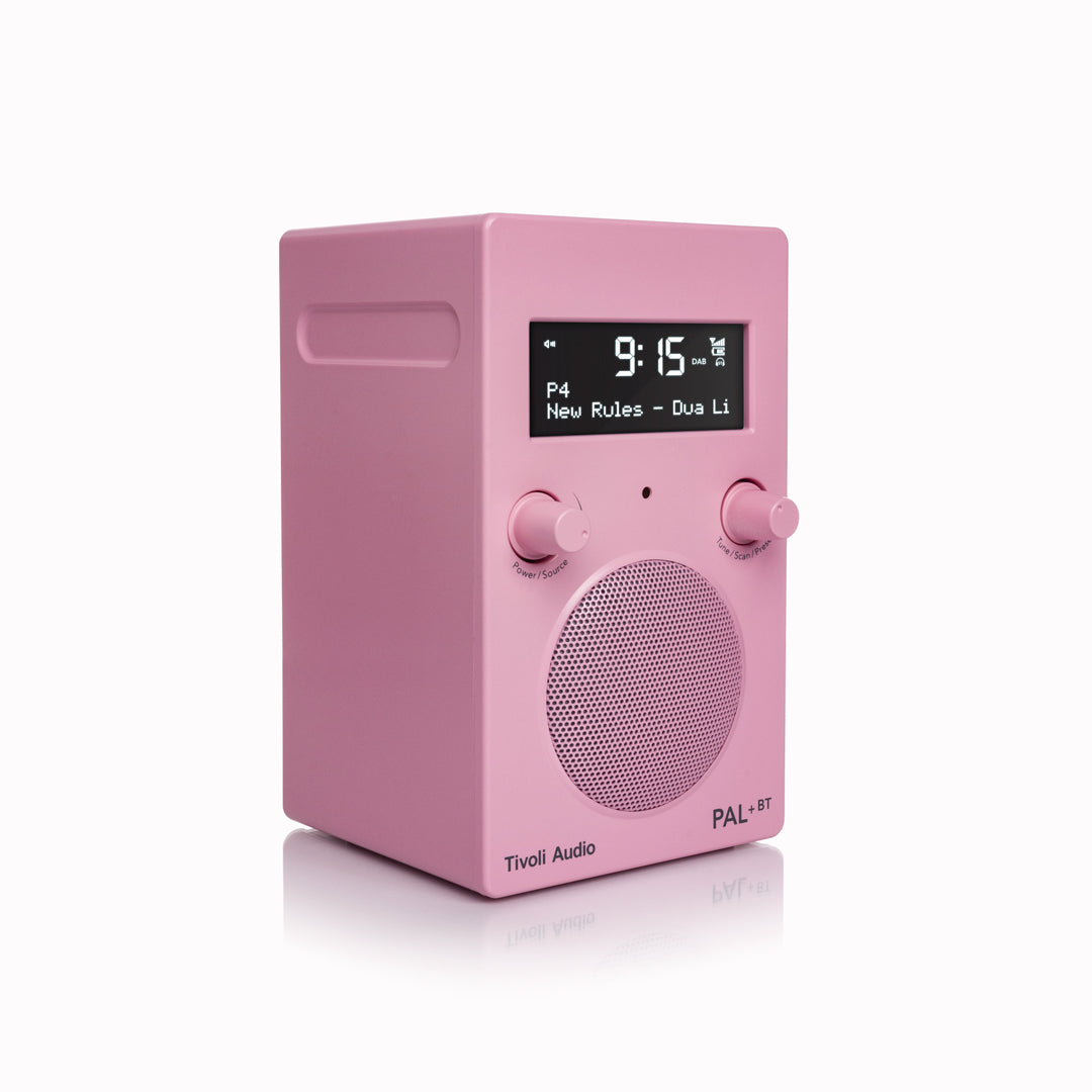 Portable digital radio from Tivoli Audio combining classic design with modern functionality. Engineered for reliability, the PAL+ BT provides versatile audio playback through its high-quality DAB+/FM digital tuner and integrated Bluetooth connectivity.