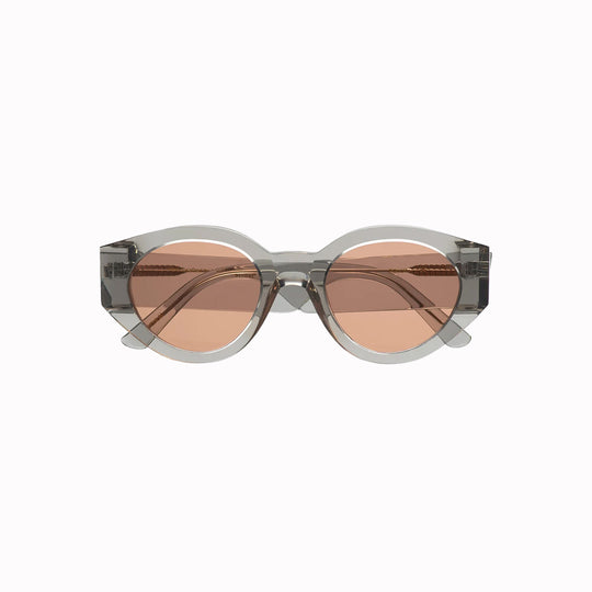 Polly | Sunglasses | Grey / Orange Solid Lens