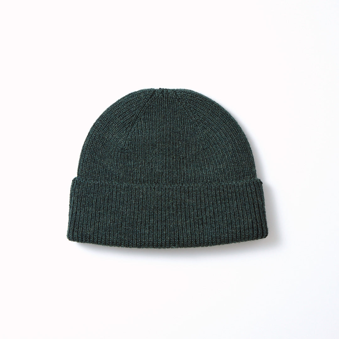 Merino Seamless Beanie | Forest Green