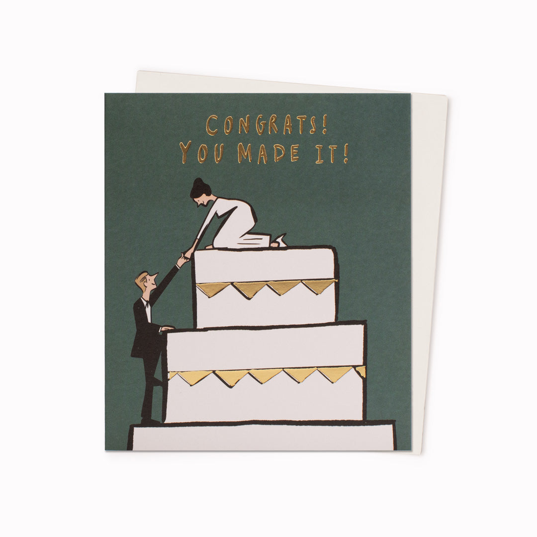 Congrats! You Made It | Wedding Greeting Card