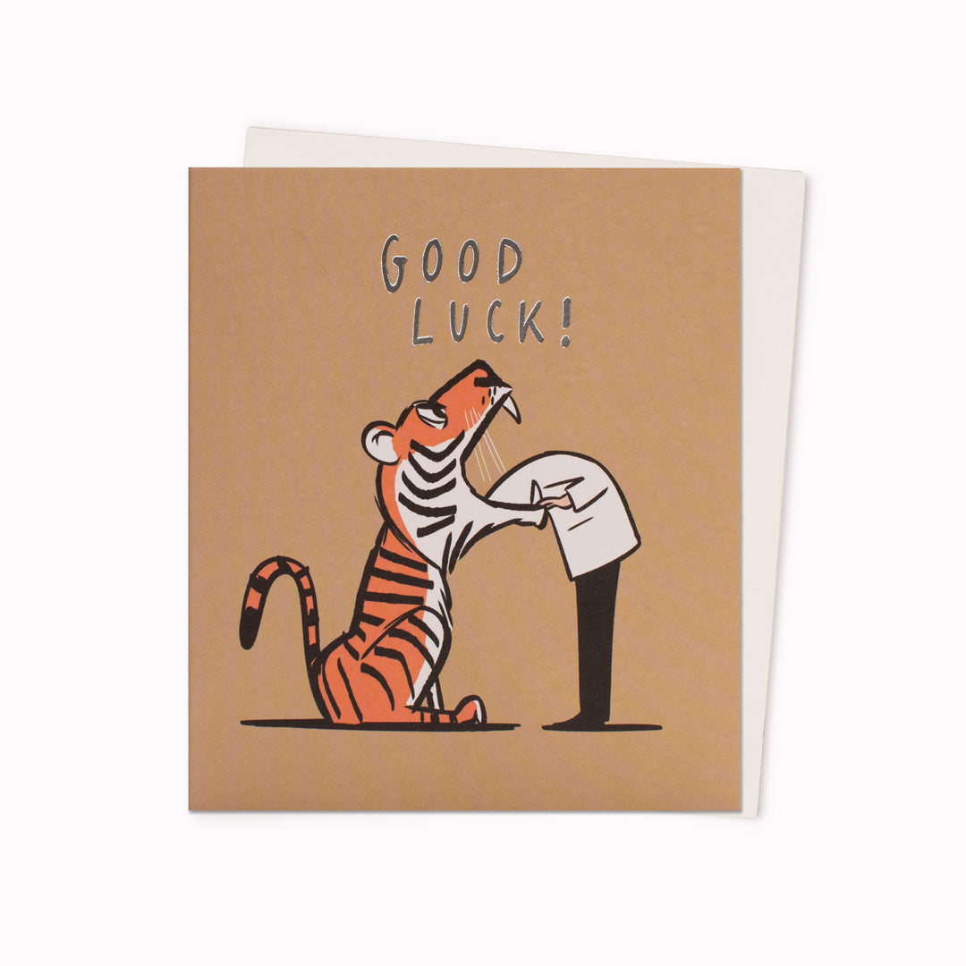 Good Luck Tiger | Good Luck Greeting Card