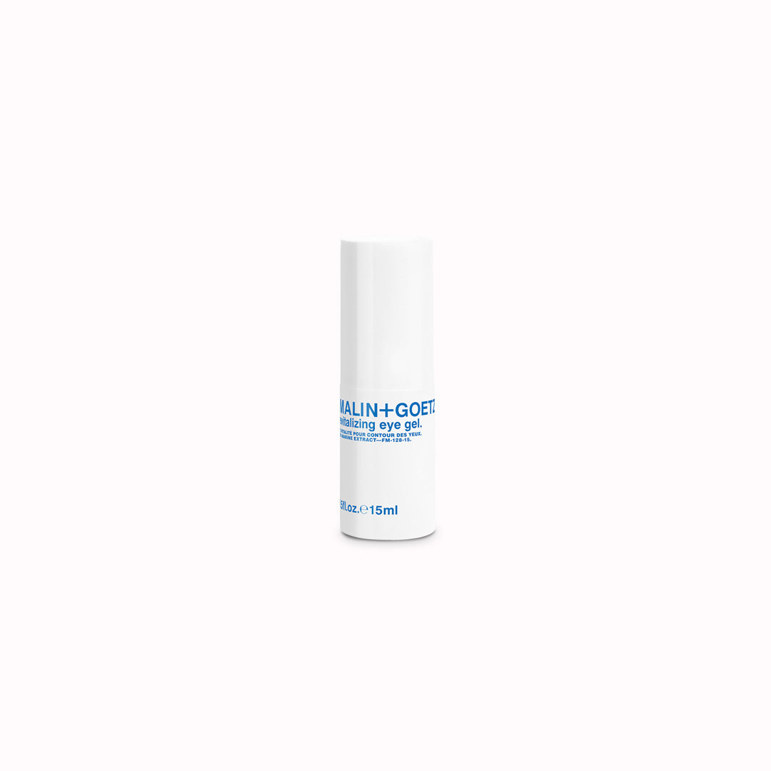 The Revitalizing Eye Gel from Malin+Goetz is a lightweight eye gel to help nourish + brighten appearance of undereye area and also<span data-mce-fragment="1"> helps improve the appearance of dark circles and fine lines and nourishes the delicate skin under the eyes.</span>