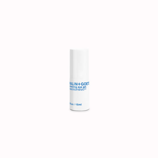 The Revitalizing Eye Gel from Malin+Goetz is a lightweight eye gel to help nourish + brighten appearance of undereye area and also<span data-mce-fragment="1">&nbsp;helps improve the appearance of dark circles and fine lines and nourishes the delicate skin under the eyes.</span>