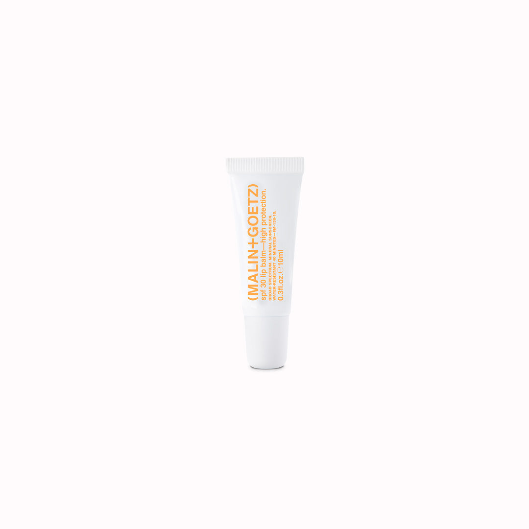 The SPF30 Lip Balm from Malin+Goetz has a multi defence formula that shields, moisturizes, softens and nourishes leaving lips feeling soothed, refreshed and protected.