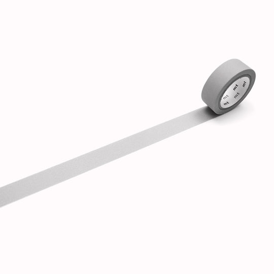 Silver Washi Tape from MT Tape is a versatile and decorative adhesive tape that can be used for various crafts and projects. It has a Silver/Grey colour that adds a touch of elegance and sophistication to any surface.