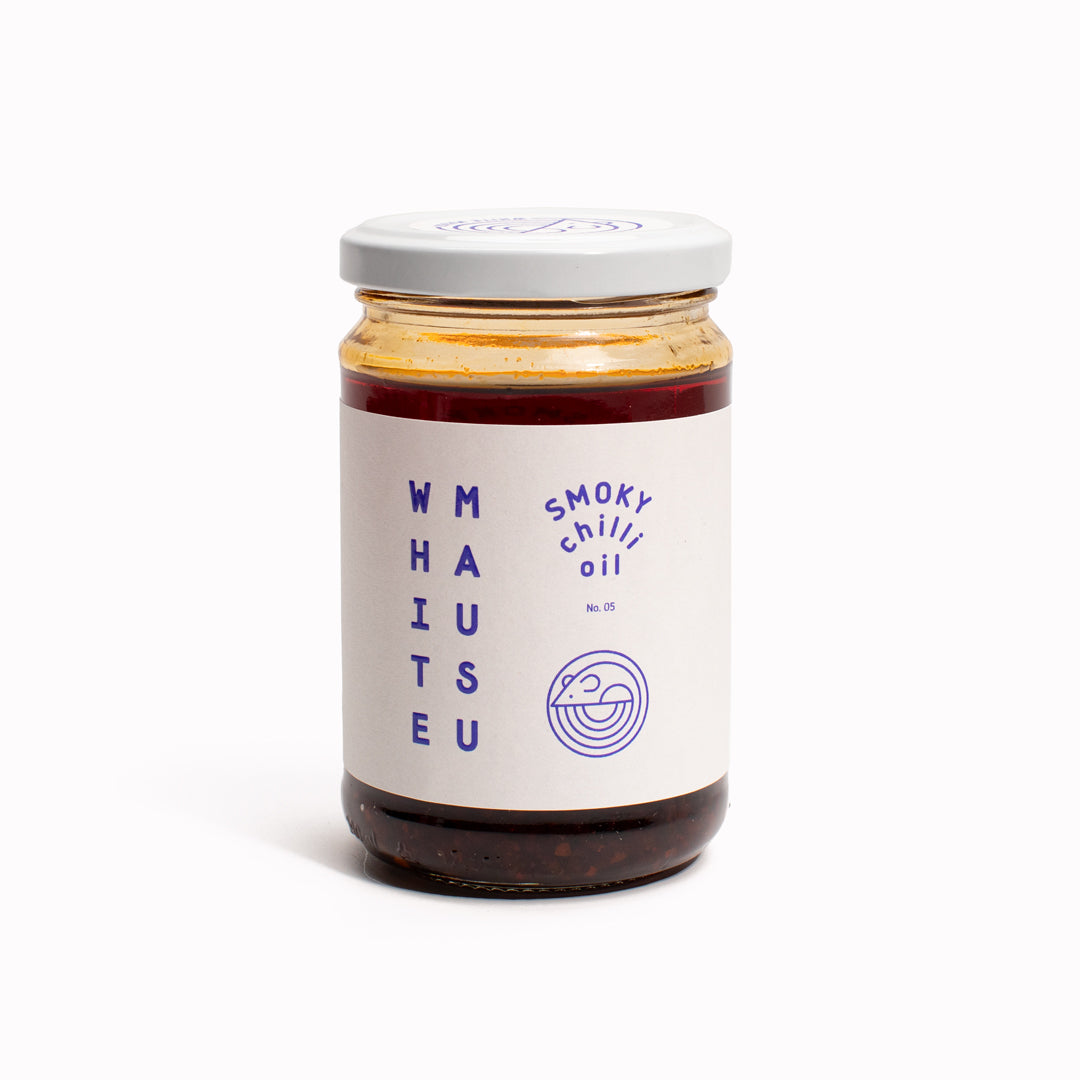 Smoky Chilli Oil No5 240g jar by White-Mausu