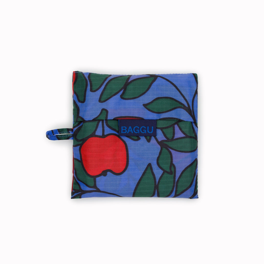 Apple Tree Print Reusable shopping bag from Californian maker Baggu made from super strong ripstop nylon to transport pretty much anything