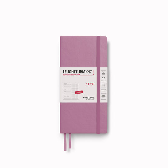 Wallet Weekly Planner+Notebook | 2026 | Hardcover | Dotted