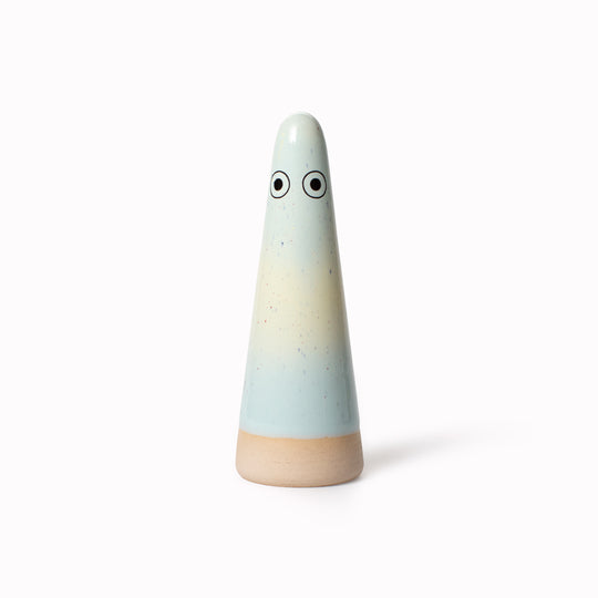 Ghost | Ceramic Figurine | Yellow Hues