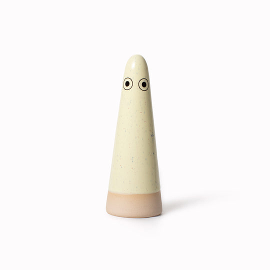 Ghost | Ceramic Figurine | Yellow Hues