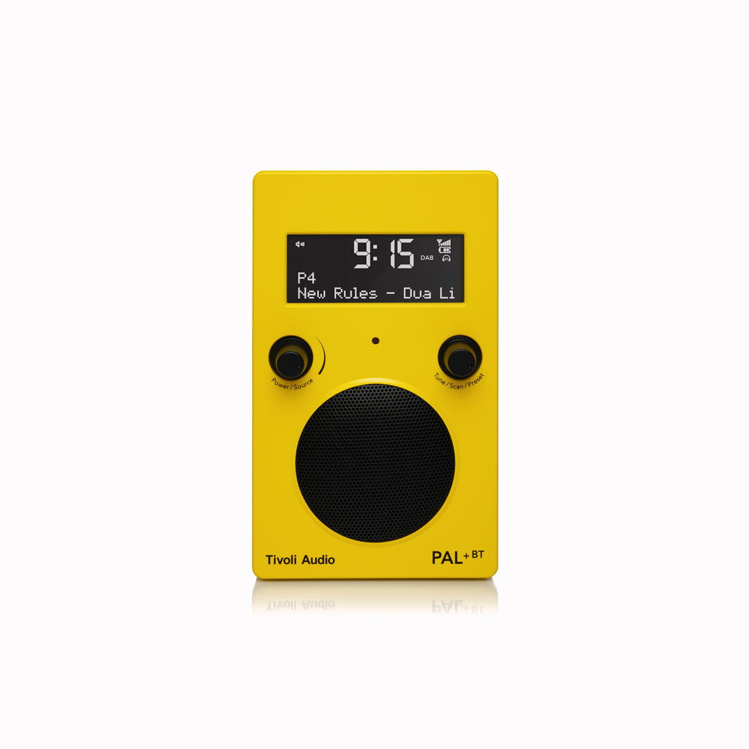Portable digital radio from Tivoli Audio combining classic design with modern functionality. Engineered for reliability, the PAL+ BT provides versatile audio playback through its high-quality DAB+/FM digital tuner and integrated Bluetooth connectivity.