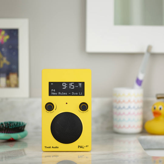 Portable digital radio from Tivoli Audio combining classic design with modern functionality. Engineered for reliability, the PAL+ BT provides versatile audio playback through its high-quality DAB+/FM digital tuner and integrated Bluetooth connectivity.