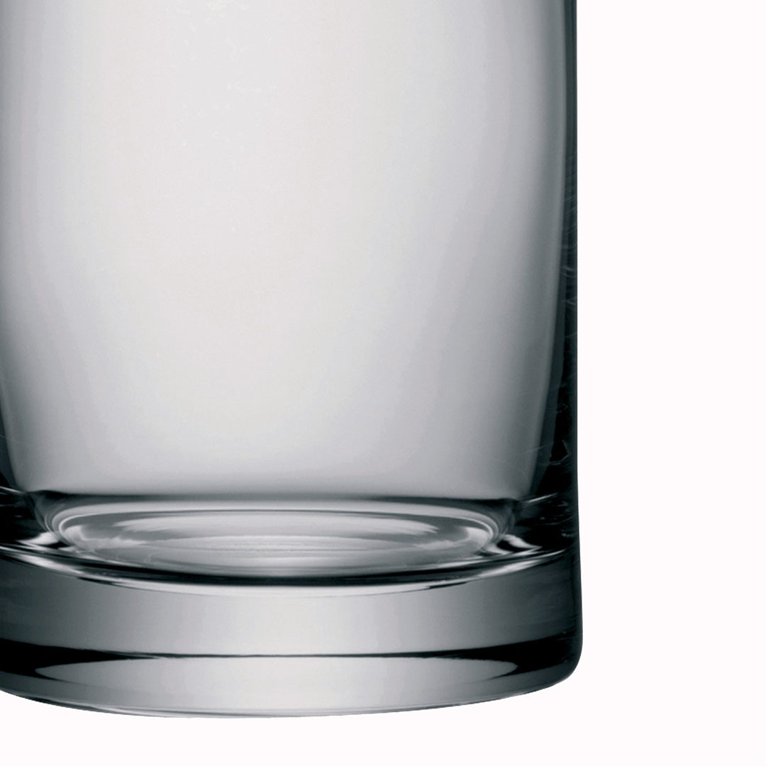 Polished Rim - The Column Vase from LSA is a contemporary, straight sided cylindrical vase made from clear mouth blown glass. The Column Vase features a heavy base, thick walls and cut and polished rims with all finishing done by hand.