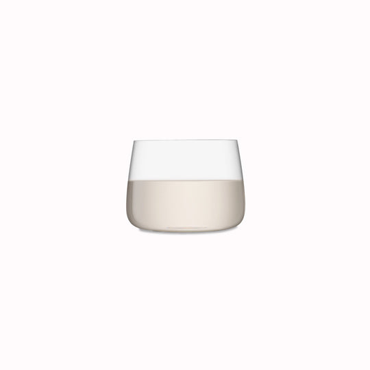 Metropolitan Tumbler is a contemporary wide and low everyday drinking glass with an angular profile. Durable and versatile, this tumbler can be used for a variety drinks including water, short cocktails and wine.