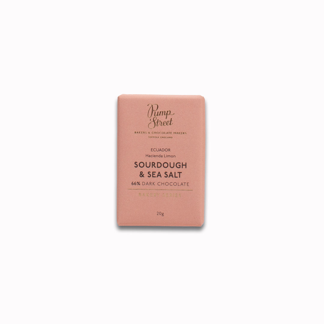 Sourdough & Sea Salt | 66% Chocolate Mini Bar | 20g