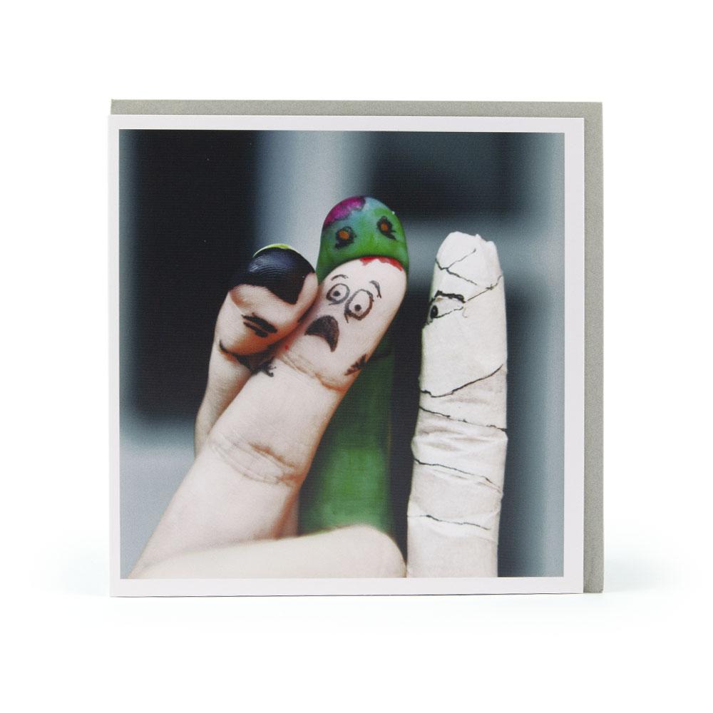 The 'Finger Horror' card is part of the 1000 Words - Slice of life licensed photography collection with a focus on animal shenanigans and the ridiculous.The 'Finger Horror' card is part of the 1000 Words - Slice of life licensed photography collection with a focus on animal shenanigans and the ridiculous.