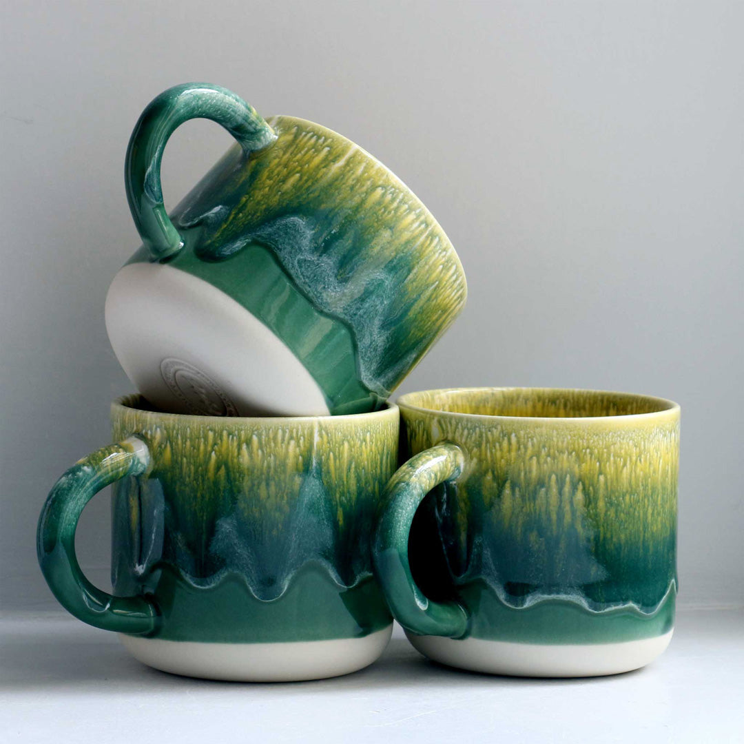 Banana Leaf Chug Mug Stack from Studio Arhoj