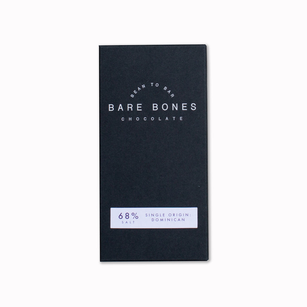 Dominican 68% | Salted Dark Chocolate Bar | 70g