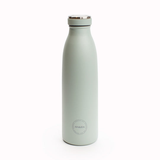 Mint Green 500ml Insulated Drinking Bottle from AYA&IDA