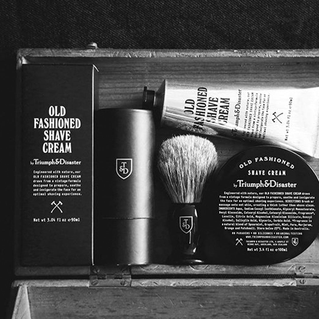 Triumph & Disaster Old Fashioned Shave Cream delivers a great super smooth and close shave without any of the nasties we now frown upon. Collection of Old Fashioned items