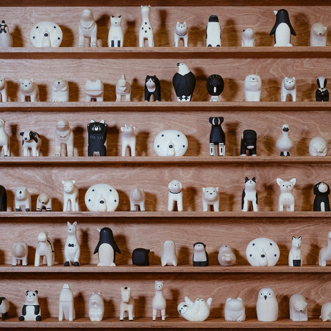 Wooden Handmade Animal Collection from T-Labs - Uniquely Handcrafted in Indonesia, They are perfect for decorating your home or giving as gifts to your friends and family.