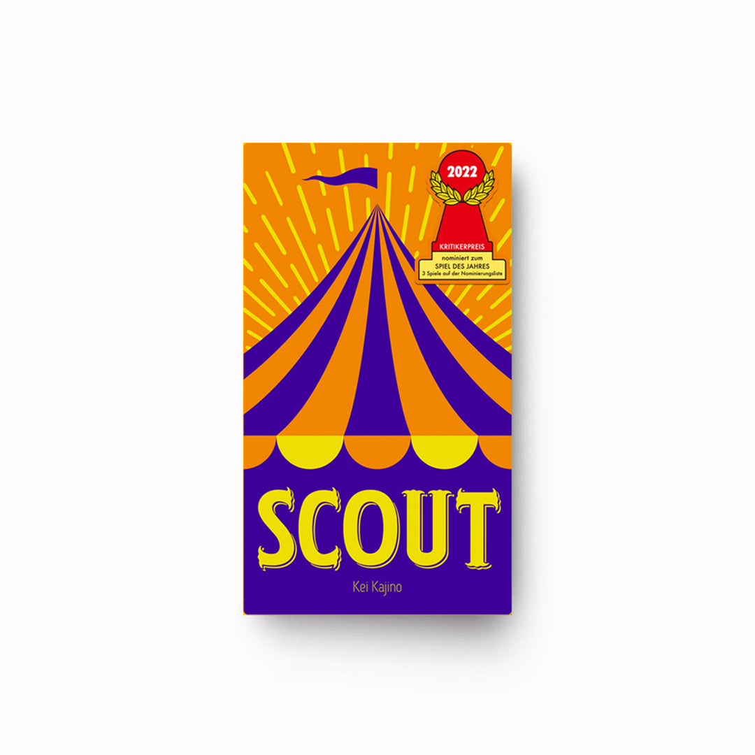 Scout Cover Artwork from Oink-Games Japan on a white background