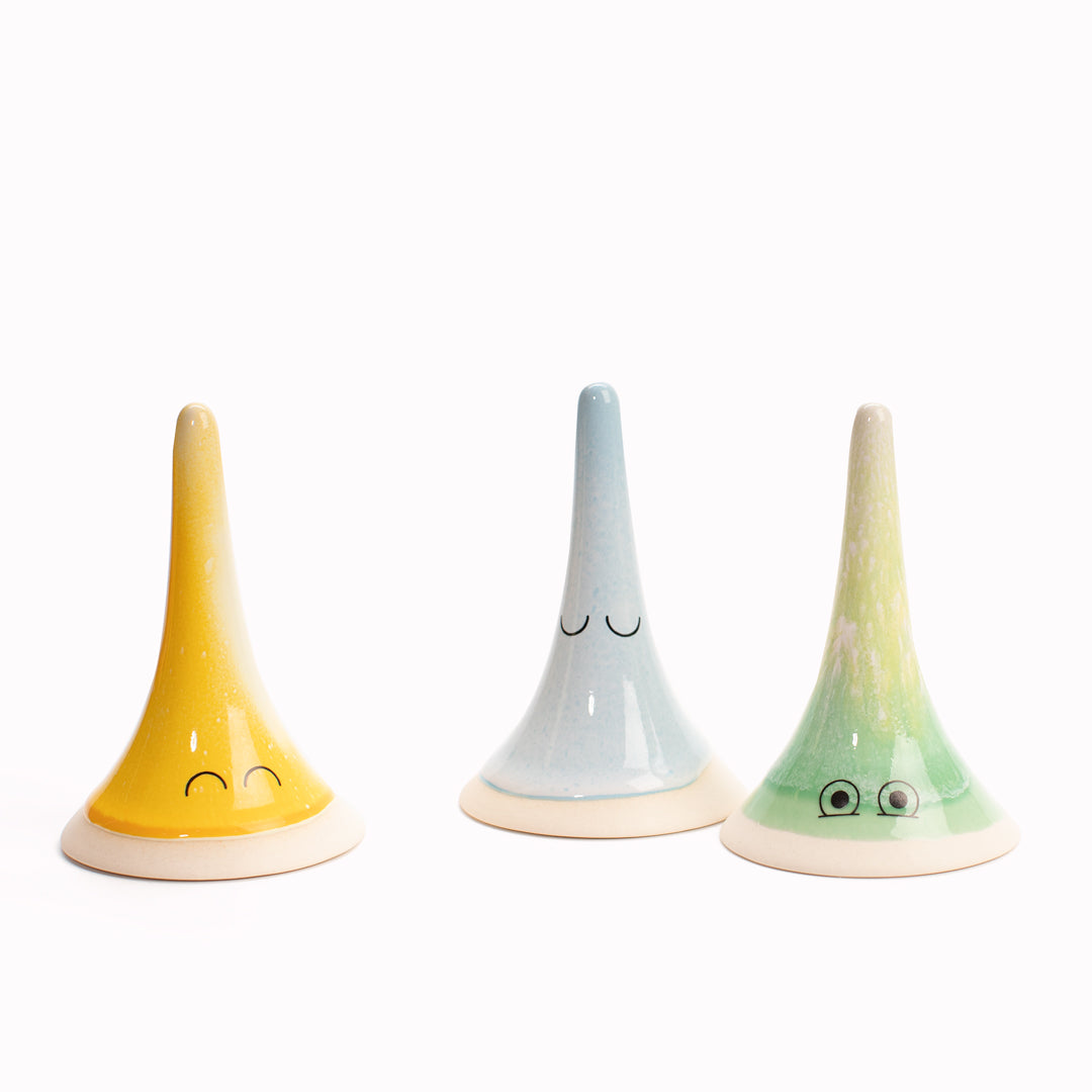Japanese Inspired Ceramic Yoko Figurines Collection from Studio Arhoj
