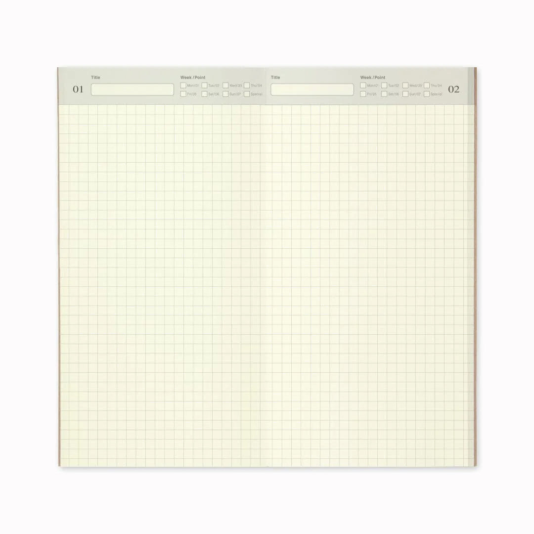 Traveler's Notebook Refill | 005 - Undated Daily Diary