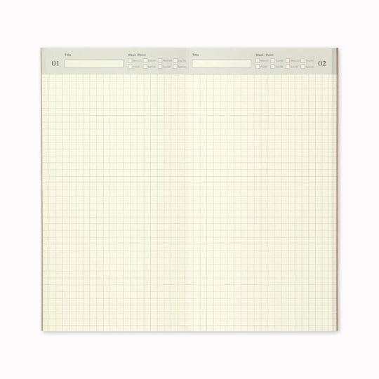 Traveler's Notebook Refill | 005 - Undated Daily Diary