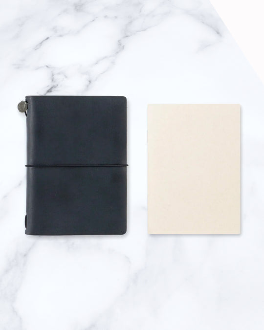 008 Sketch Paper is an interchangeable refill for the Traveler’s Co Passport sized notebook system.