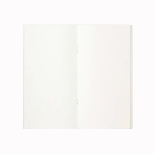 It has 128 lightweight paper pages. Built for those who write a lot and carry light. This refill uses thinner MD paper to keep your Traveler’s Notebook flexible and easy to handle