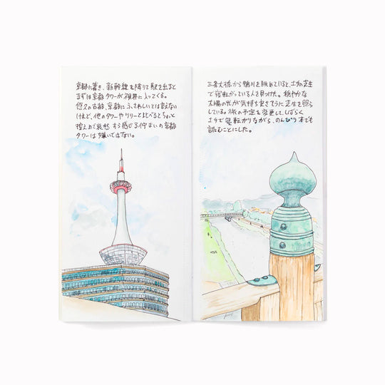 Traveler’s Company Notebook Refill Watercolor Paper turns your notebook into a compact sketch studio.