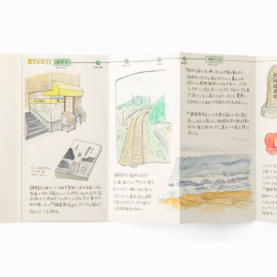 The Traveler's Company Notebook Refill Accordion Fold Paper is a regular‑size insert designed to transform how you use your Traveler’s notebook.