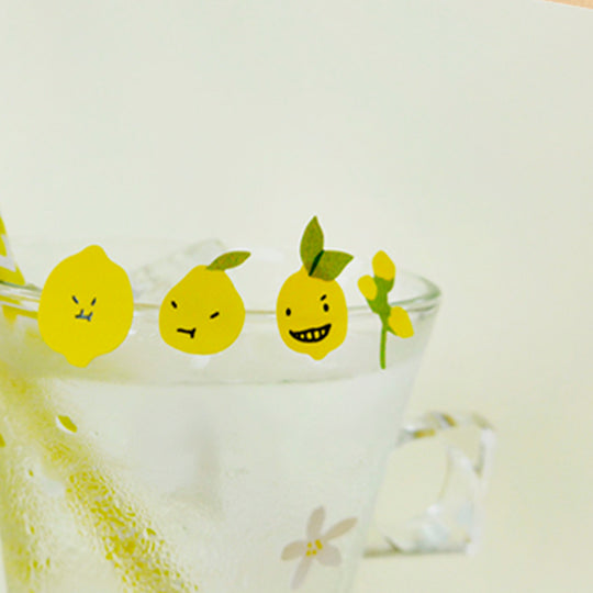 Lemon tree Journal Stickers offer a delightful yet practical addition to any stationery collection.