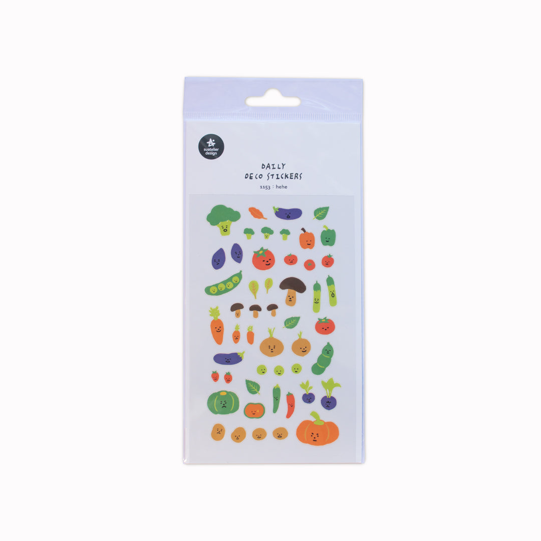 Hehe Journal Stickers offer a delightful yet practical addition to any stationery collection. Designed and produced by Suatelier Design