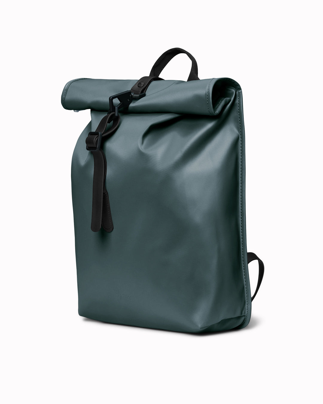 The Rolltop Rucksack Mini takes Rains' signature backpack design and scales it down into a more compact format.