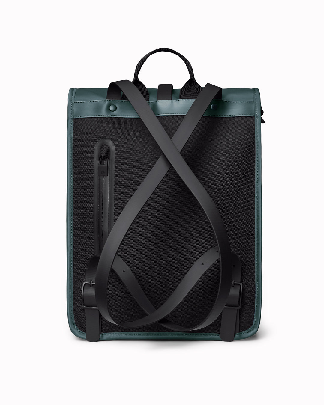 The Rolltop Rucksack Mini takes Rains' signature backpack design and scales it down into a more compact format.