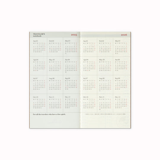 The Vertical Diary is useful for keeping track of schedules on a timely basis. A single notebook covers worth six months. This set includes 2 pcs. for the first half and the second half for 2025. filled with MD paper and includes Bonus Sticker Set.