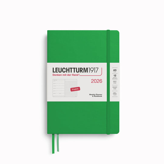Medium Weekly Planner+Notebook | 2026 | Hardcover | A5 Dotted
