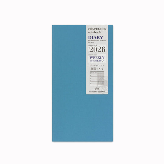 Traveler's Notebook Refill | Weekly+Memo | 2026