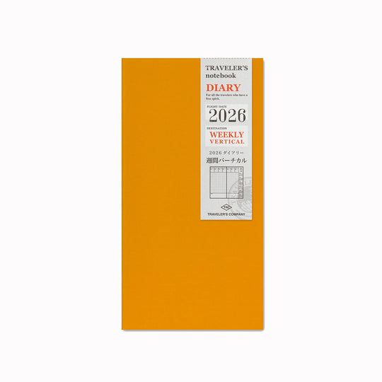 Traveler's Notebook Refill | Weekly Vertical | 2026