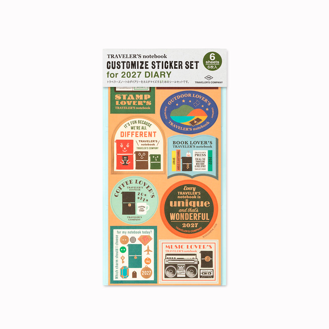 The 2027 version features a design with a theme of “Every TRAVELER'S notebook is unique and that's wonderful.”.