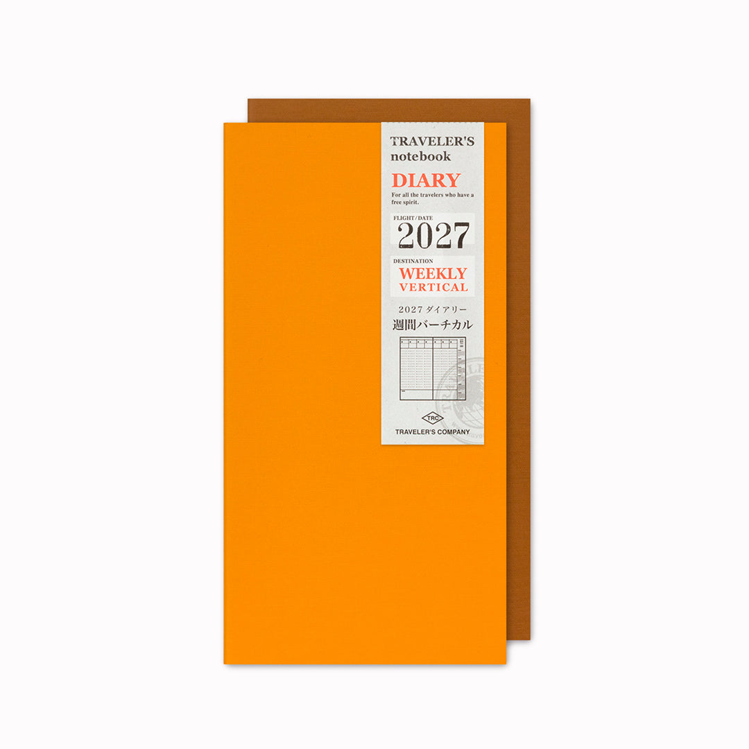 The Vertical Diary is useful for keeping track of schedules on a timely basis. A single notebook covers worth six months.