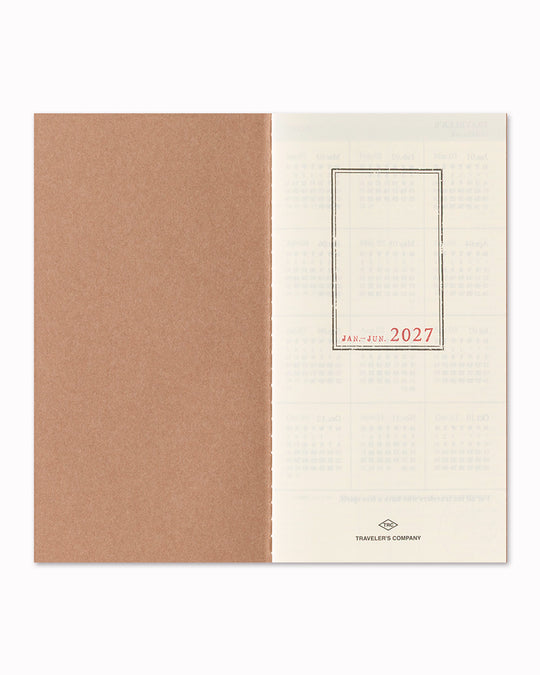 The Vertical Diary is useful for keeping track of schedules on a timely basis. A single notebook covers worth six months.