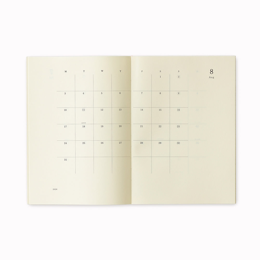 Based on the MD Notebook, This diary for 2026 is simple and easy to use with plenty of blank space and a simple, easy-to-use format