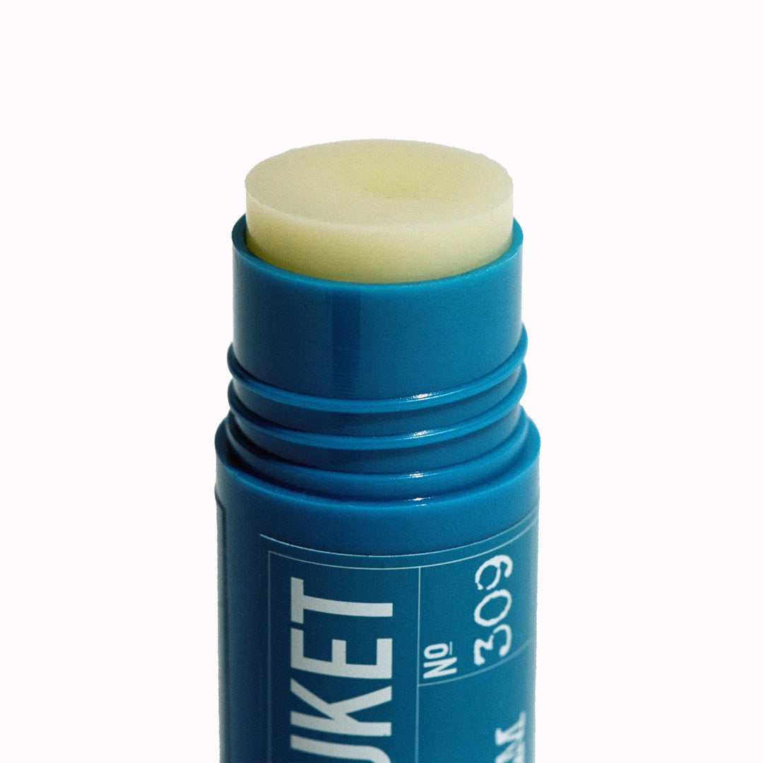 SOS Lip Balm 309 by L:A Bruket is a generous minty lip balm for a cooling kick and a hit of peppermint to focus the mind and ground your senses.