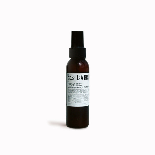 L:A Bruket's bestselling Lemongrass scent, available in a zesty fresh smelling Body Oil. A superb blend of natural oils for soft and silky skin