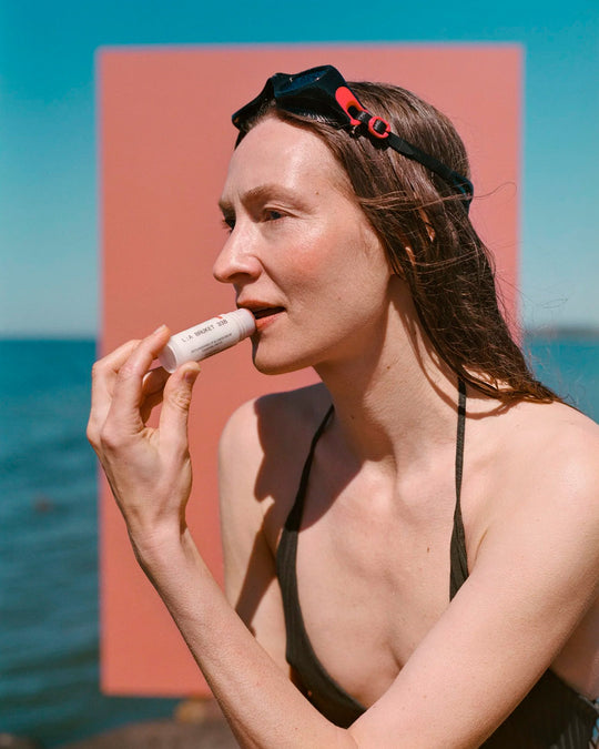 L:A Bruket have used the same base formula from their original and bestselling Almond Lip Balm and added some colour! Available in three colour shades for a buildable colour tint for both cheeks and lips.